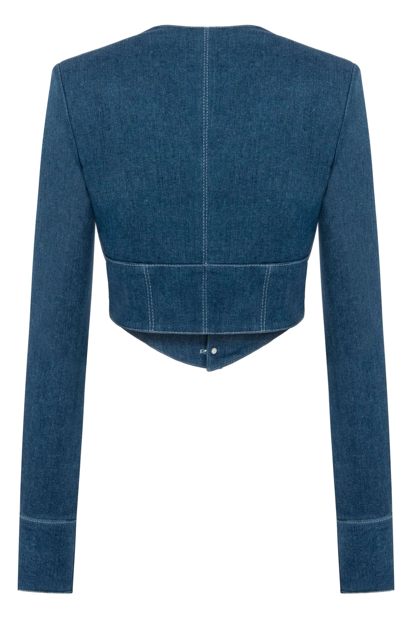 JENDUE Myla Corset Denim Top - Stylish & Structured by Jendue