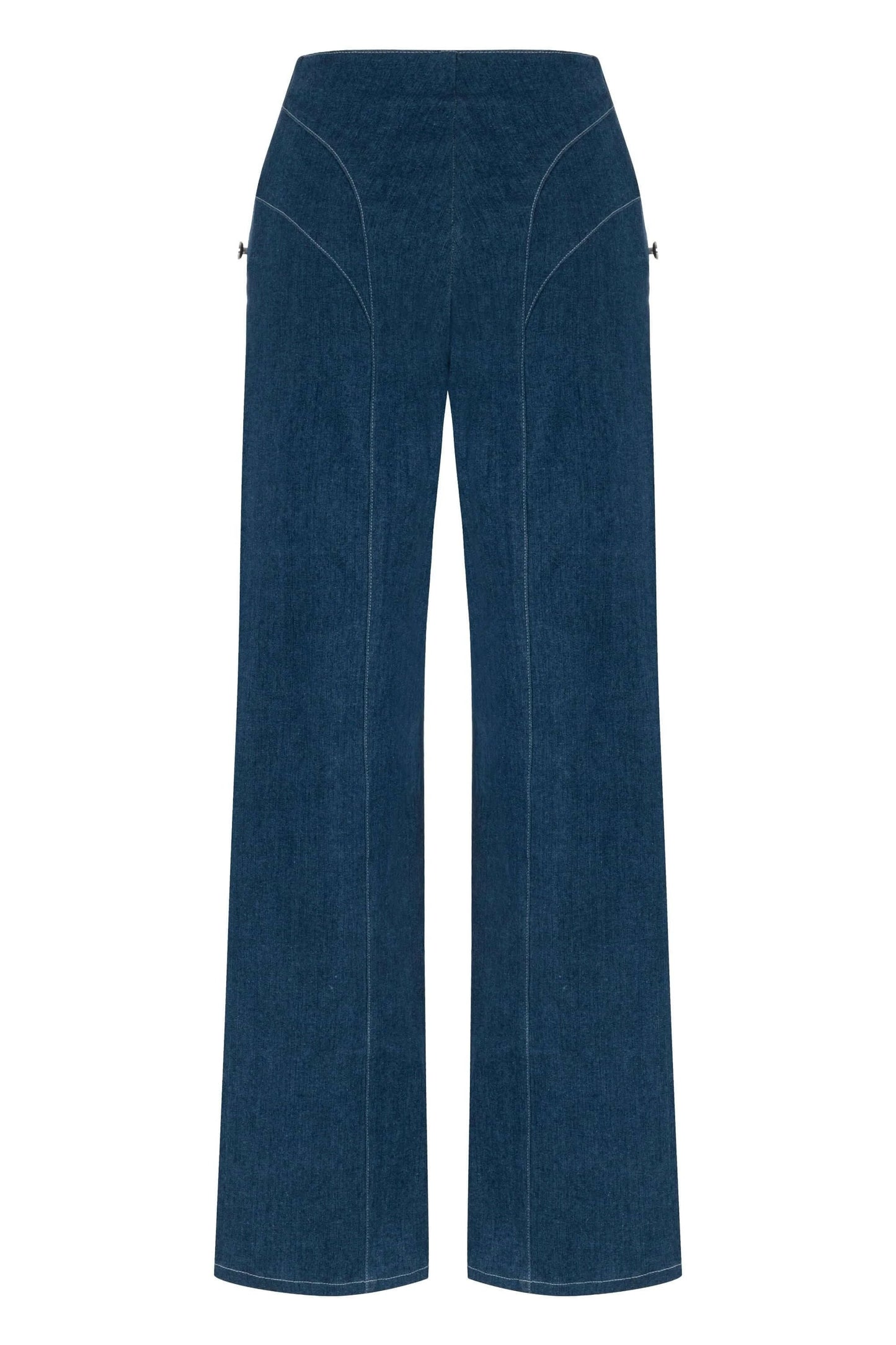 JENDUE Myla Denim Jean - Women's High-Waisted Wide Leg by Jendue