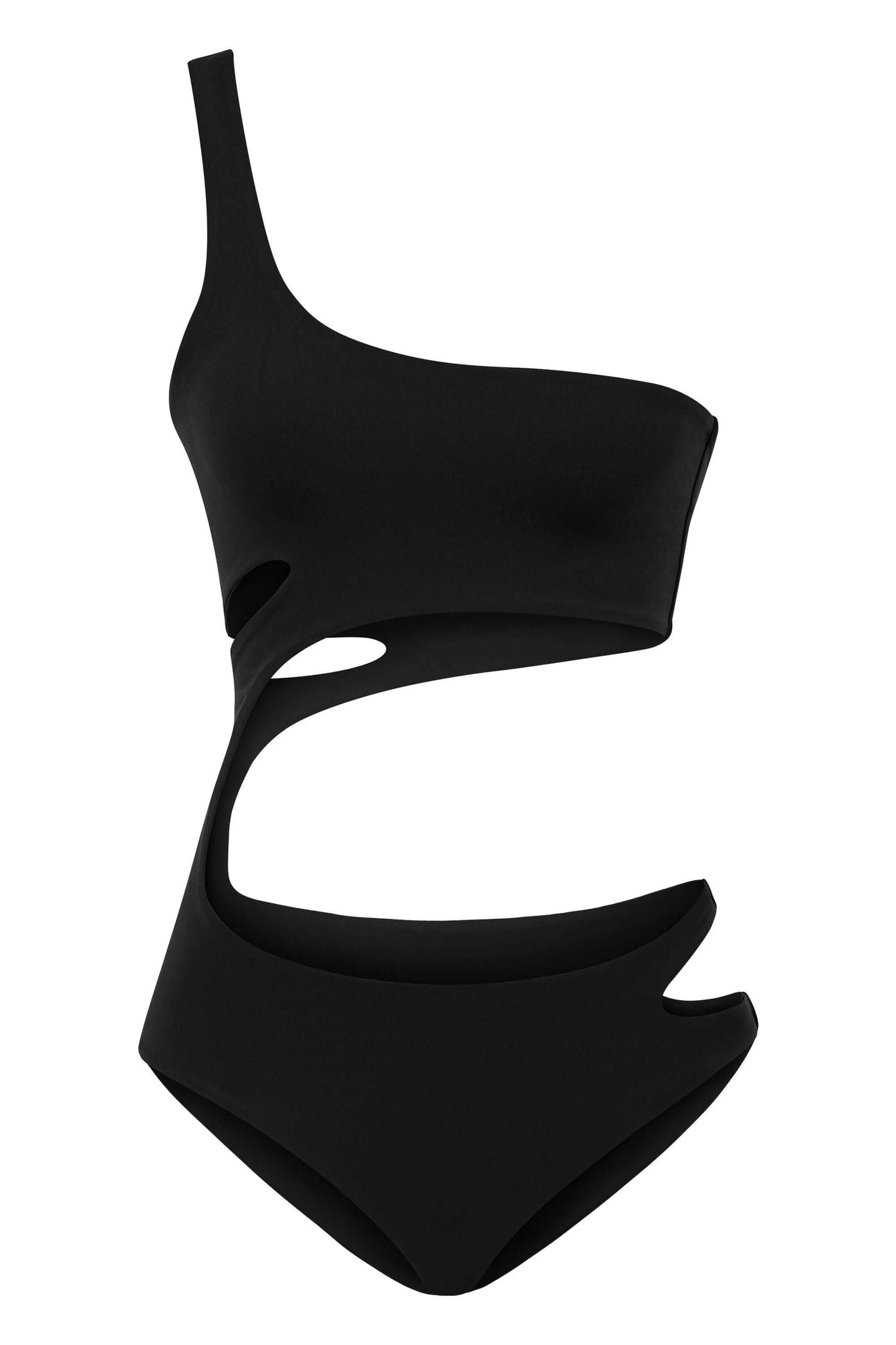 JENDUE Ocean Cutout Swimwear - One-Shoulder Monokini by Jendue