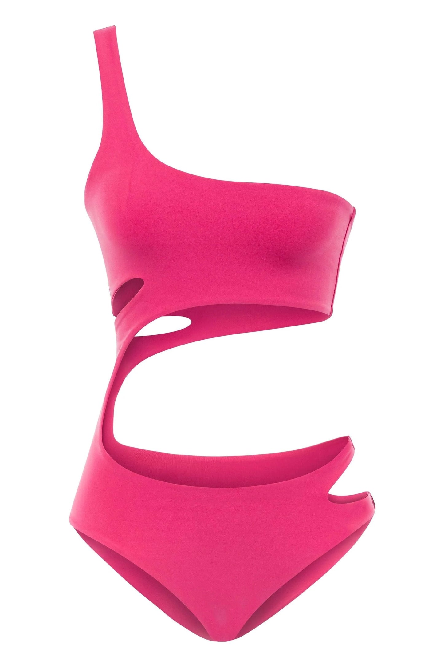 JENDUE Ocean Cutout Swimwear - One-Shoulder Monokini by Jendue