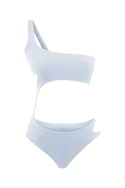 JENDUE Ocean Cutout Swimwear - One-Shoulder Monokini by Jendue