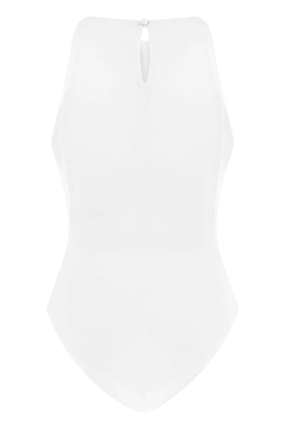 JENDUE Pera Bodysuit Denim Jumpsuit - Stylish Cutout by Jendue