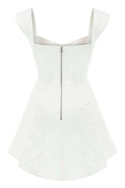 JENDUE Ron White Cut Out Denim Mini Dress - Modern & Chic by Jendue