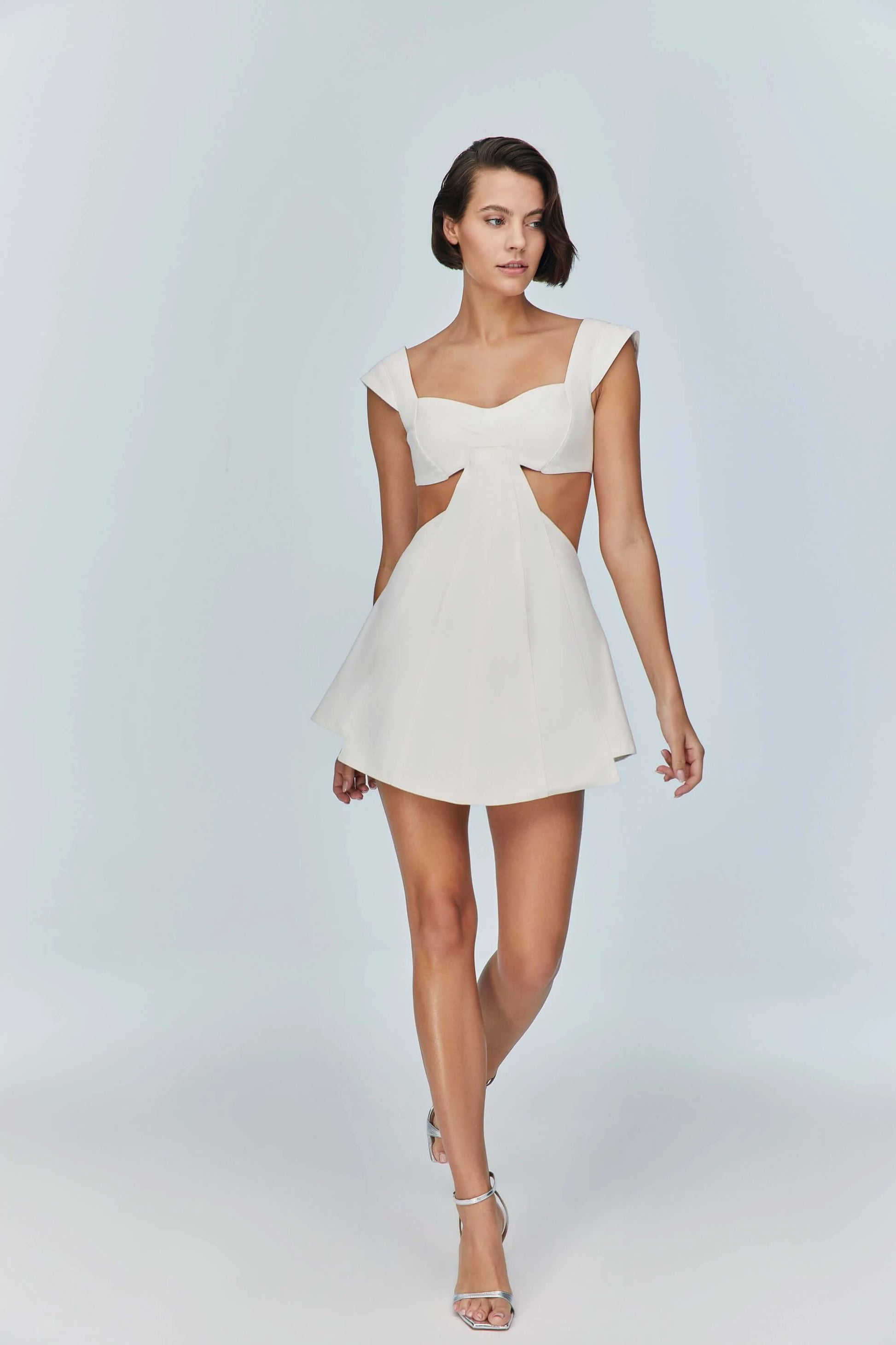 JENDUE Ron White Cut Out Denim Mini Dress - Modern & Chic by Jendue