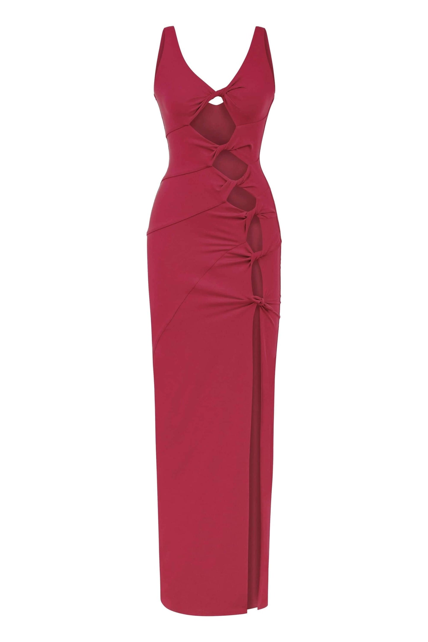 JENDUE Sara Dress - Elegant Cut-Out Maxi | Event Wear by Jendue