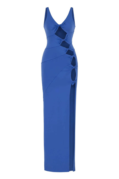 JENDUE Sara Dress - Elegant Cut-Out Maxi | Event Wear by Jendue