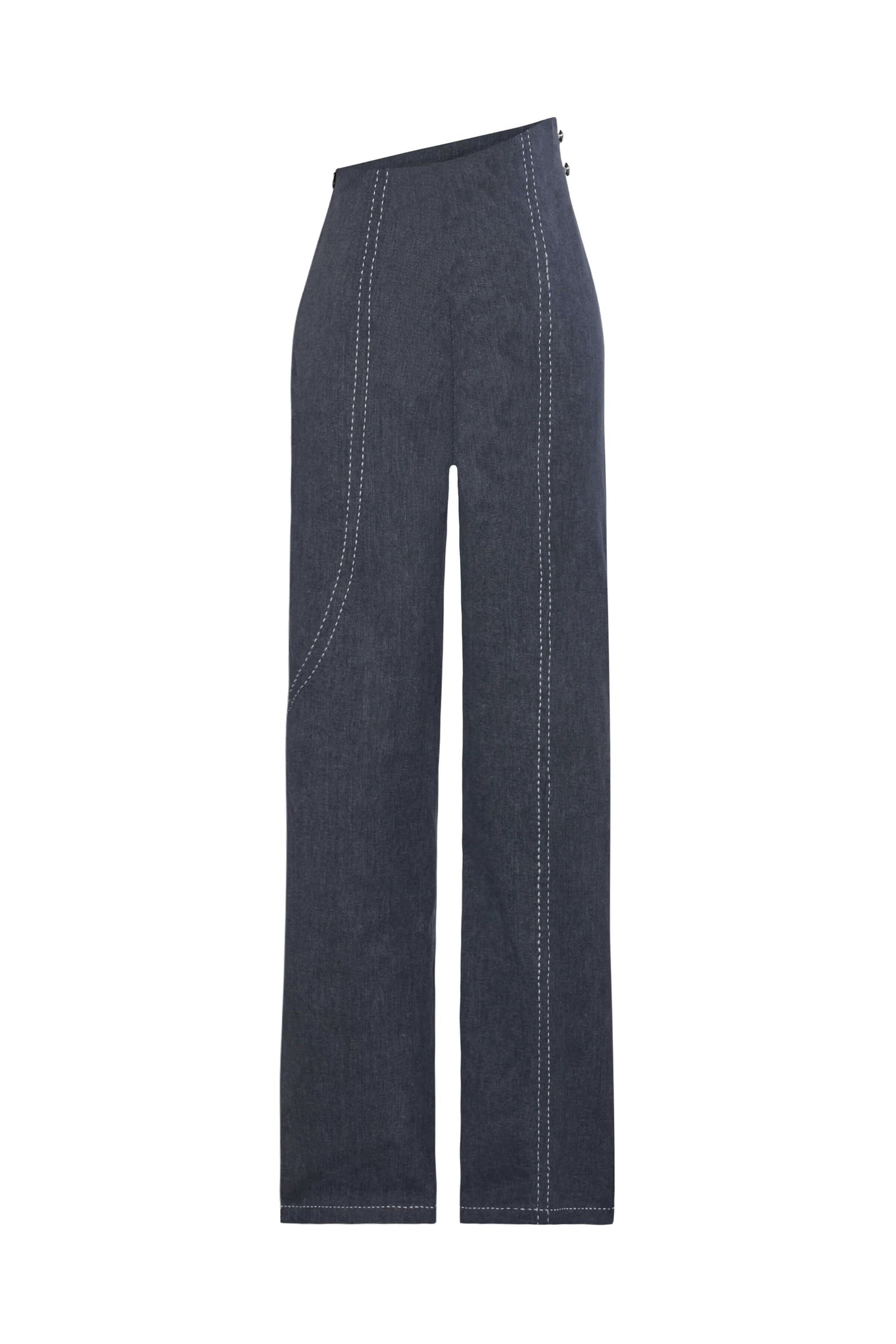JENDUE Serendipity Denim Jean - Asymmetrical Waist Jeans by Jendue