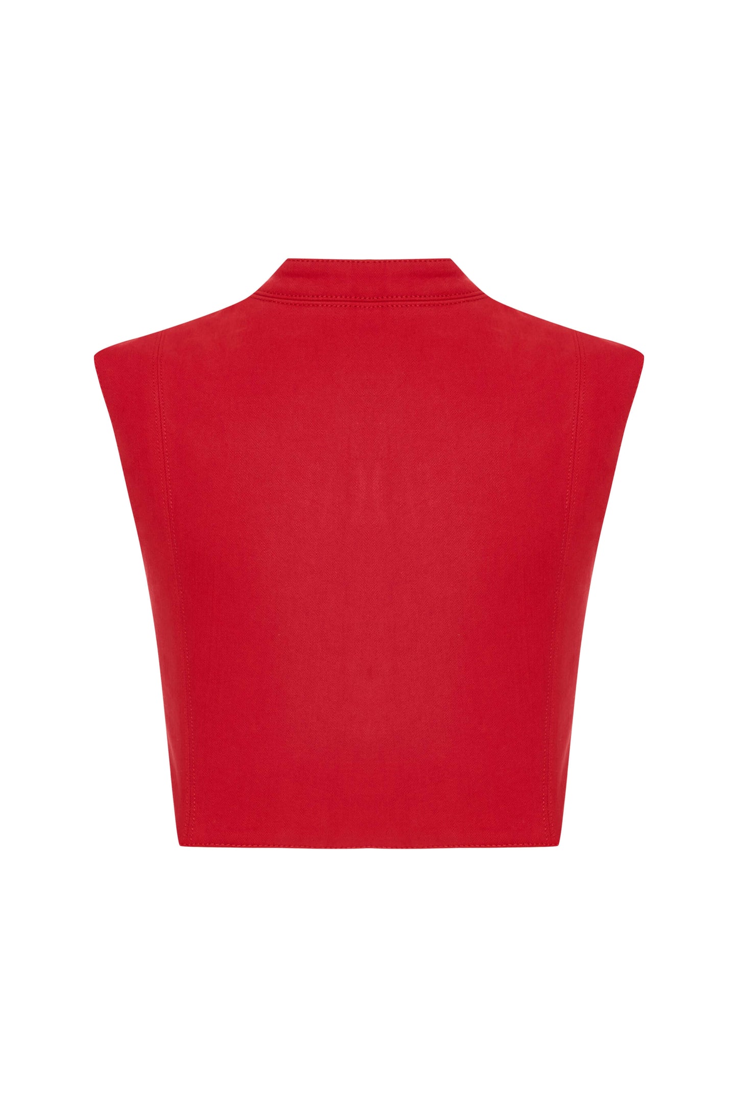 JENDUE Soul Flame Denim Crop Top
