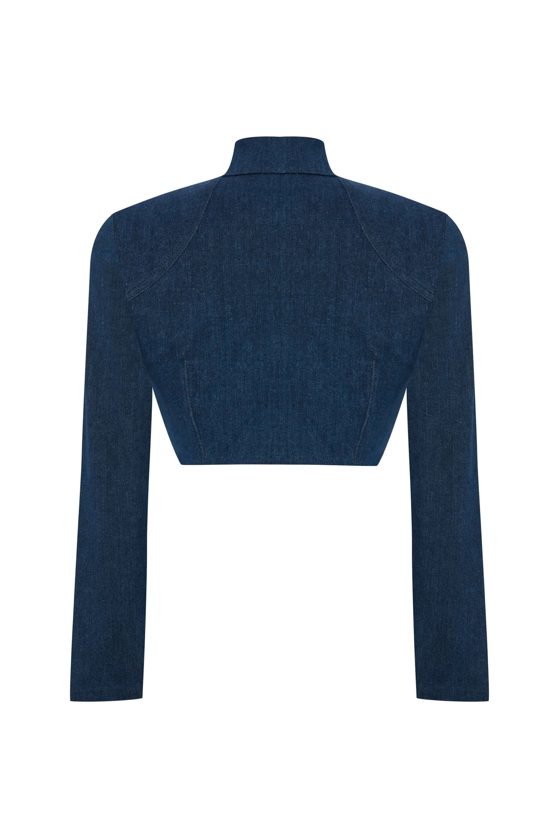 JENDUE Sublime Denim Jacket - Cropped, Structured & Stylish by Jendue