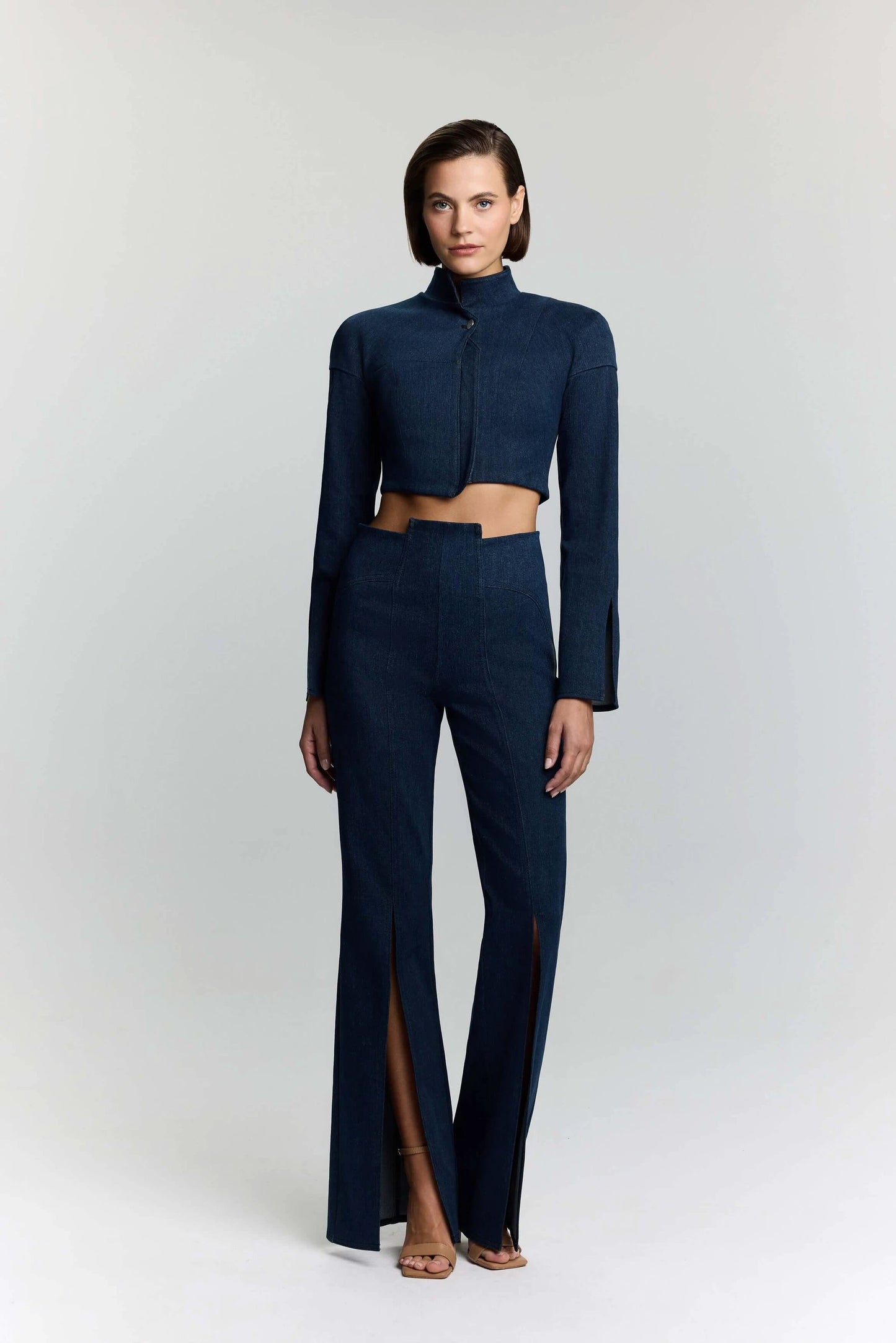 JENDUE Sublime Denim Jacket - Cropped, Structured & Stylish by Jendue