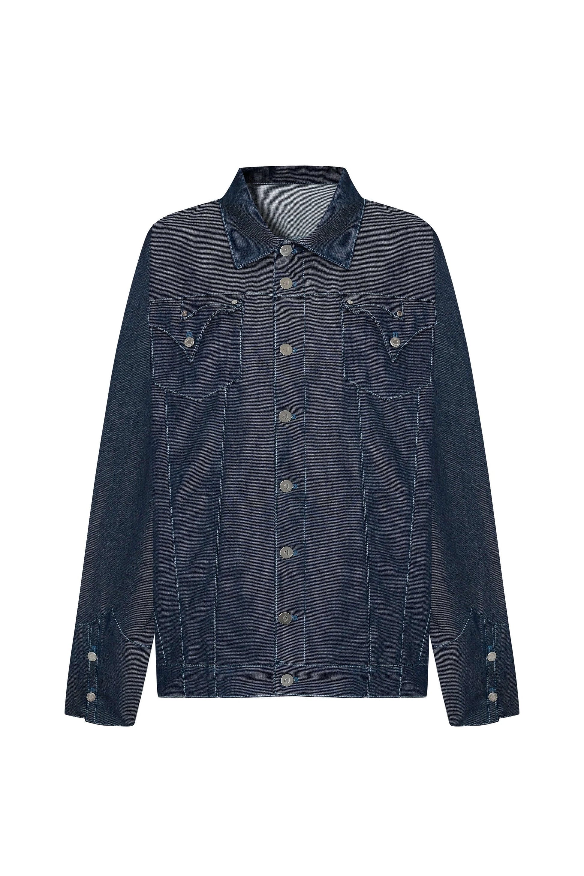 JENDUE Timeless Denim Jacket - Classic & Durable Outerwear by Jendue