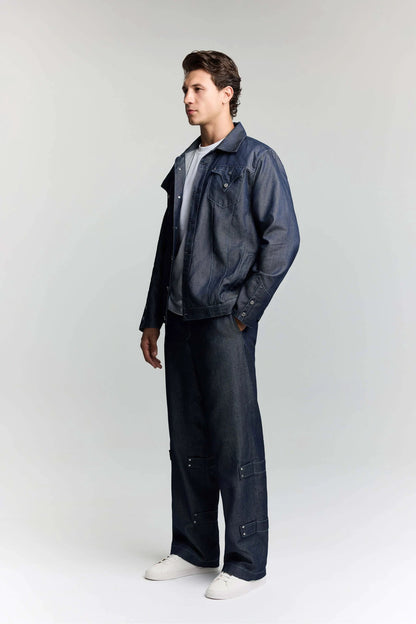 JENDUE Timeless Denim Jacket - Classic & Durable Outerwear by Jendue
