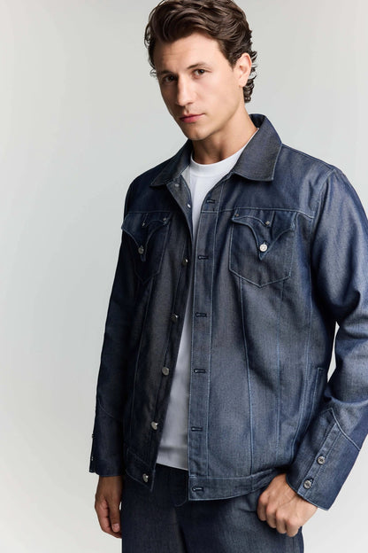 JENDUE Timeless Denim Jacket - Classic & Durable Outerwear by Jendue