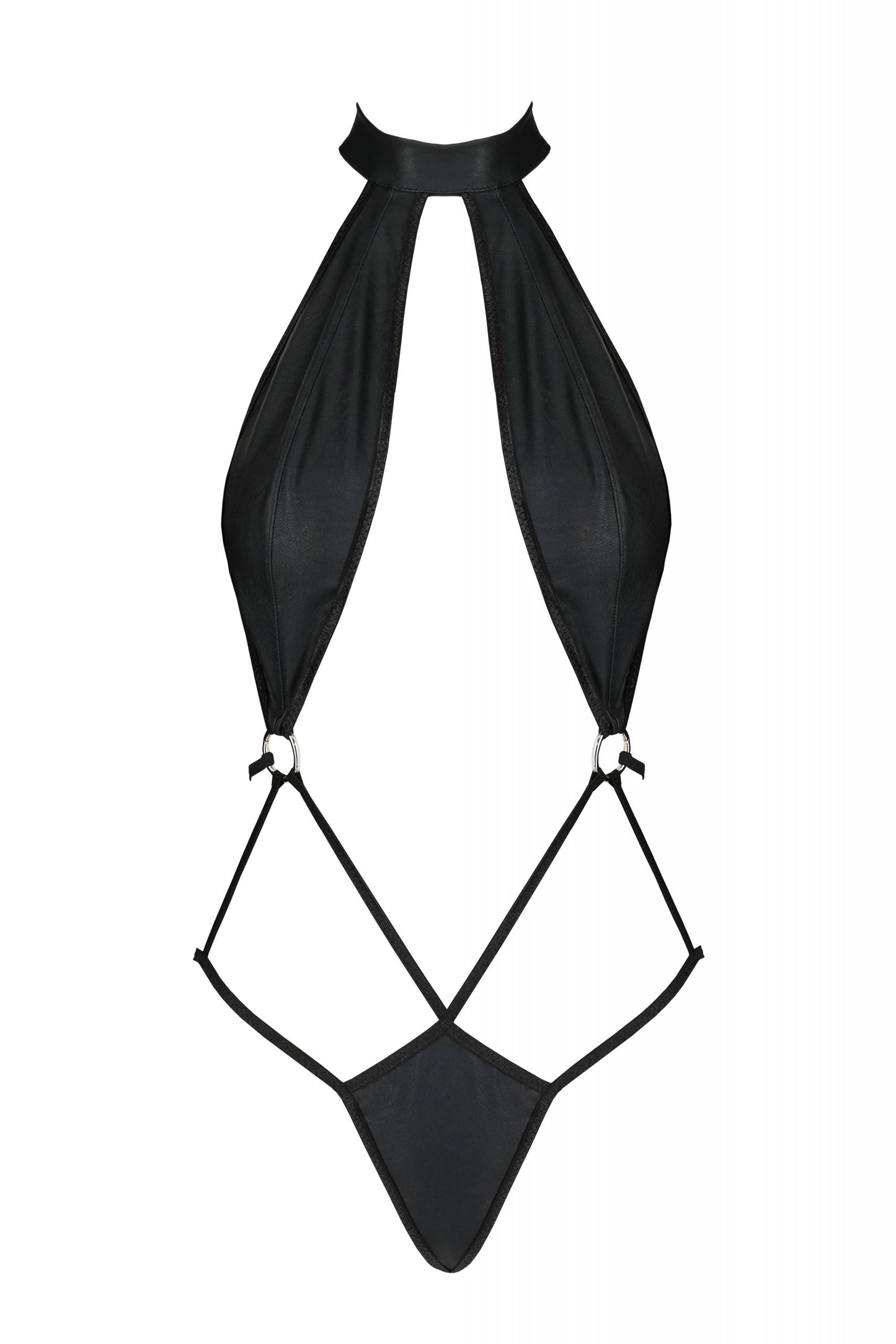 Elysian Dusk Faux Leather Bodysuit