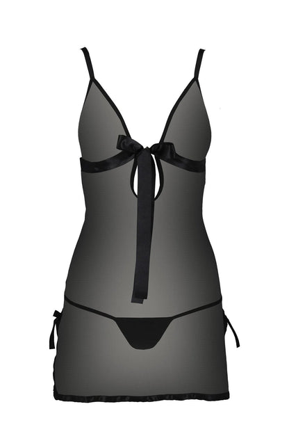 Sexy Sheer Mesh Chemise Casmir Kea Black by Passion Lingerie