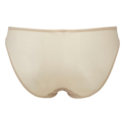 Gossard Glossies Lace Nude Sheer Bikini Panty