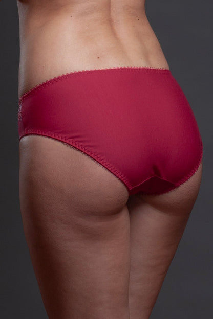 Lavinia Sweet Raspberry Soft Cotton Bikini Panty-1