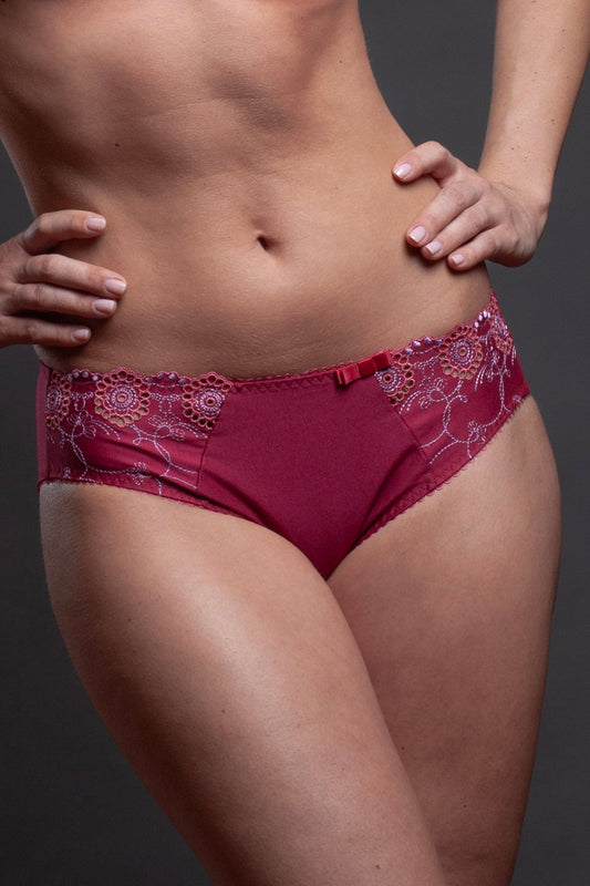 Lavinia Sweet Raspberry Soft Cotton Bikini Panty-0