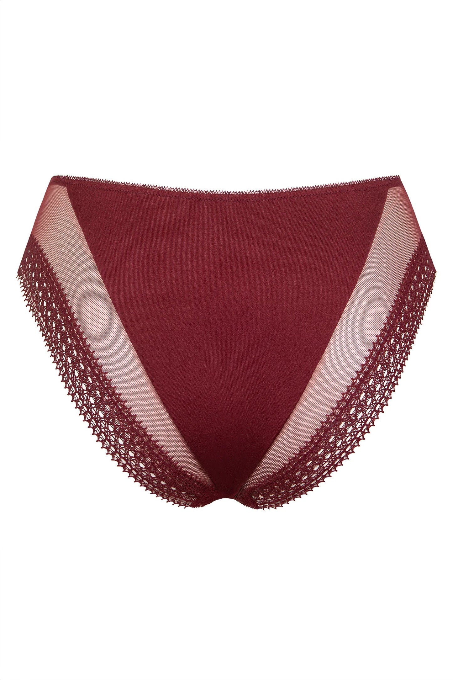 Lisca Adventure Garnet Red Embroidery Brief Panty