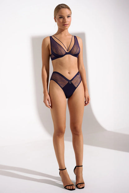 Lisca Nightscape Glamour Violet Wired Bra