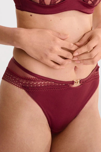 Lisca Adventure Garnet Red Brazilian Panty