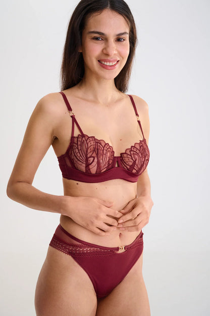 Lisca Adventure Garnet Red Brazilian Panty