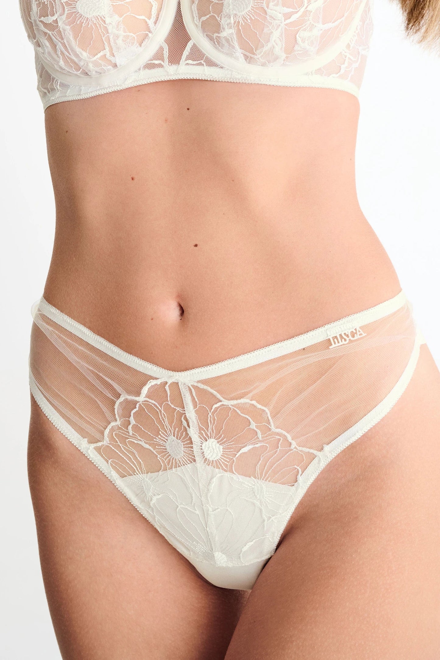 Lisca Miracle Crystal Ecru Brazilian Panty