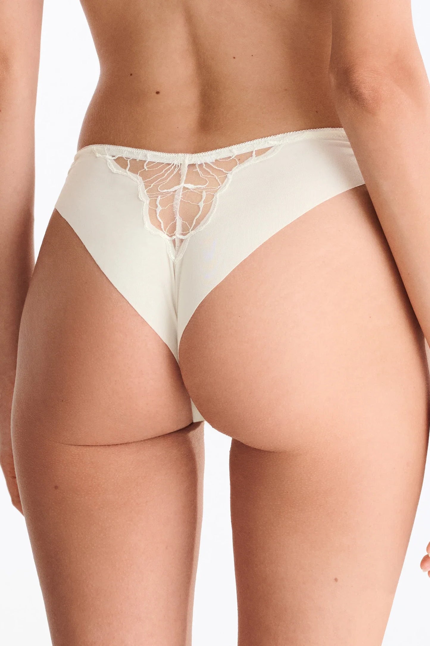 Lisca Miracle Crystal Ecru Brazilian Panty