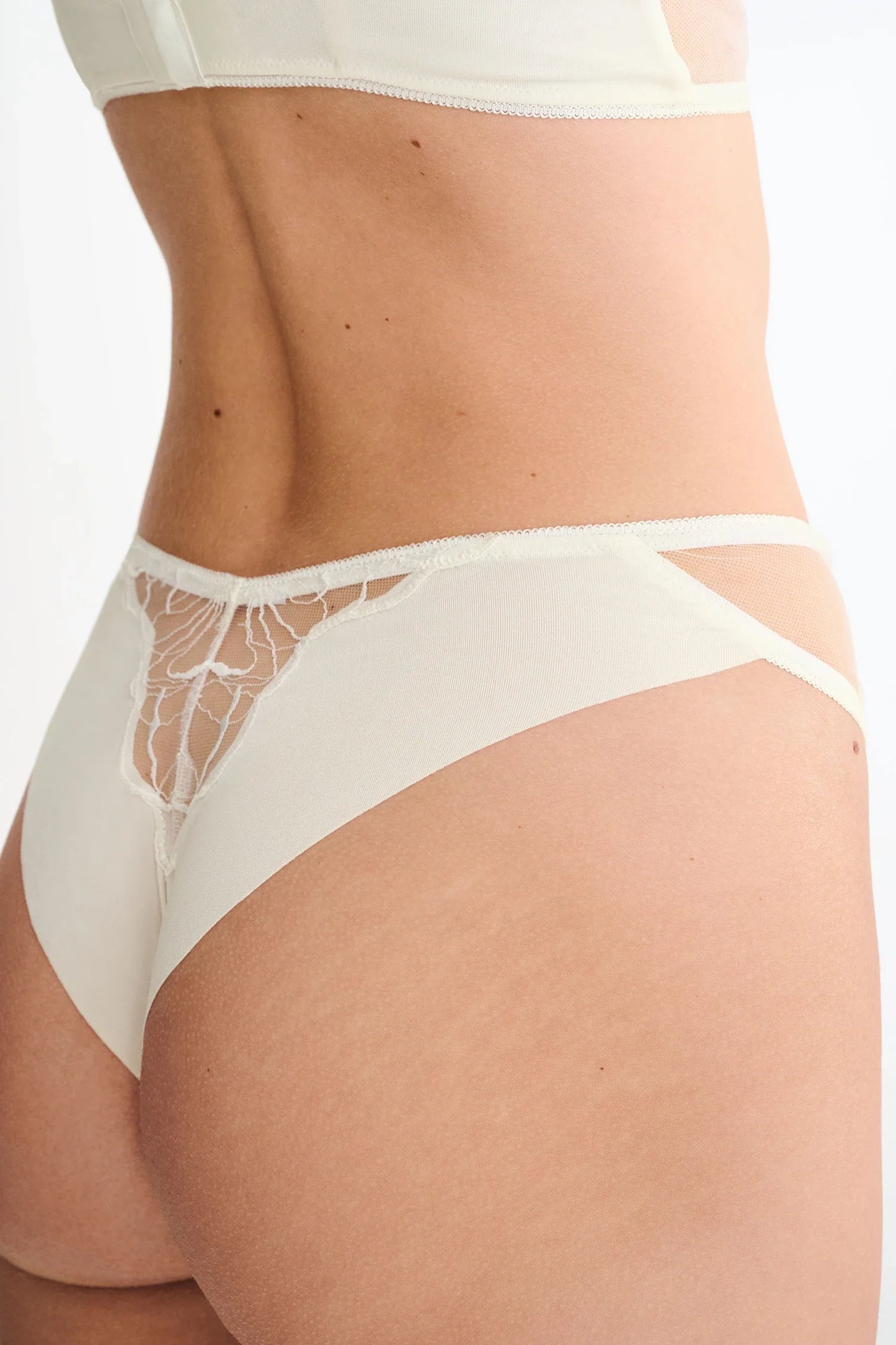 Lisca Miracle Crystal Ecru Brazilian Panty