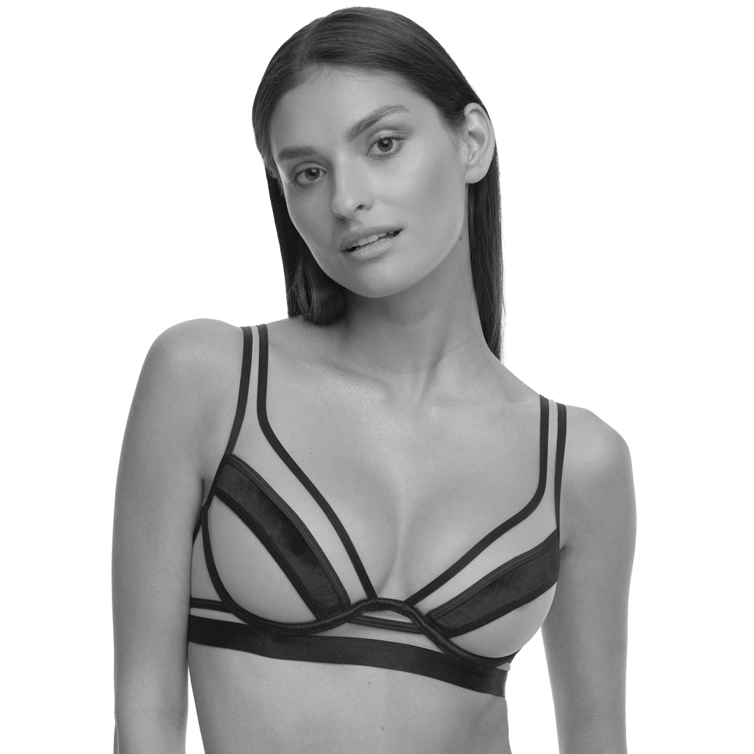 Kinga Lou Pink Soft Demi Cup Bra