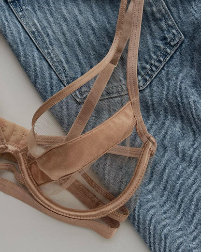 Kinga Lou Nude Soft Demi Cup Bra