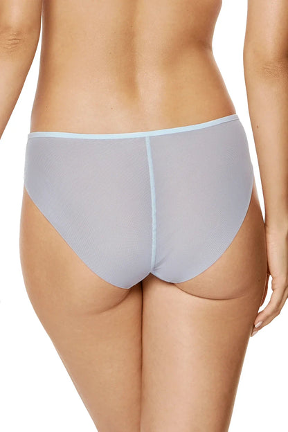 Gorteks Mable Baby Blue Sheer Mesh Bikini Panty