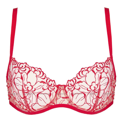 Gorteks Mistress Sheer Mesh Demi Cup Bra