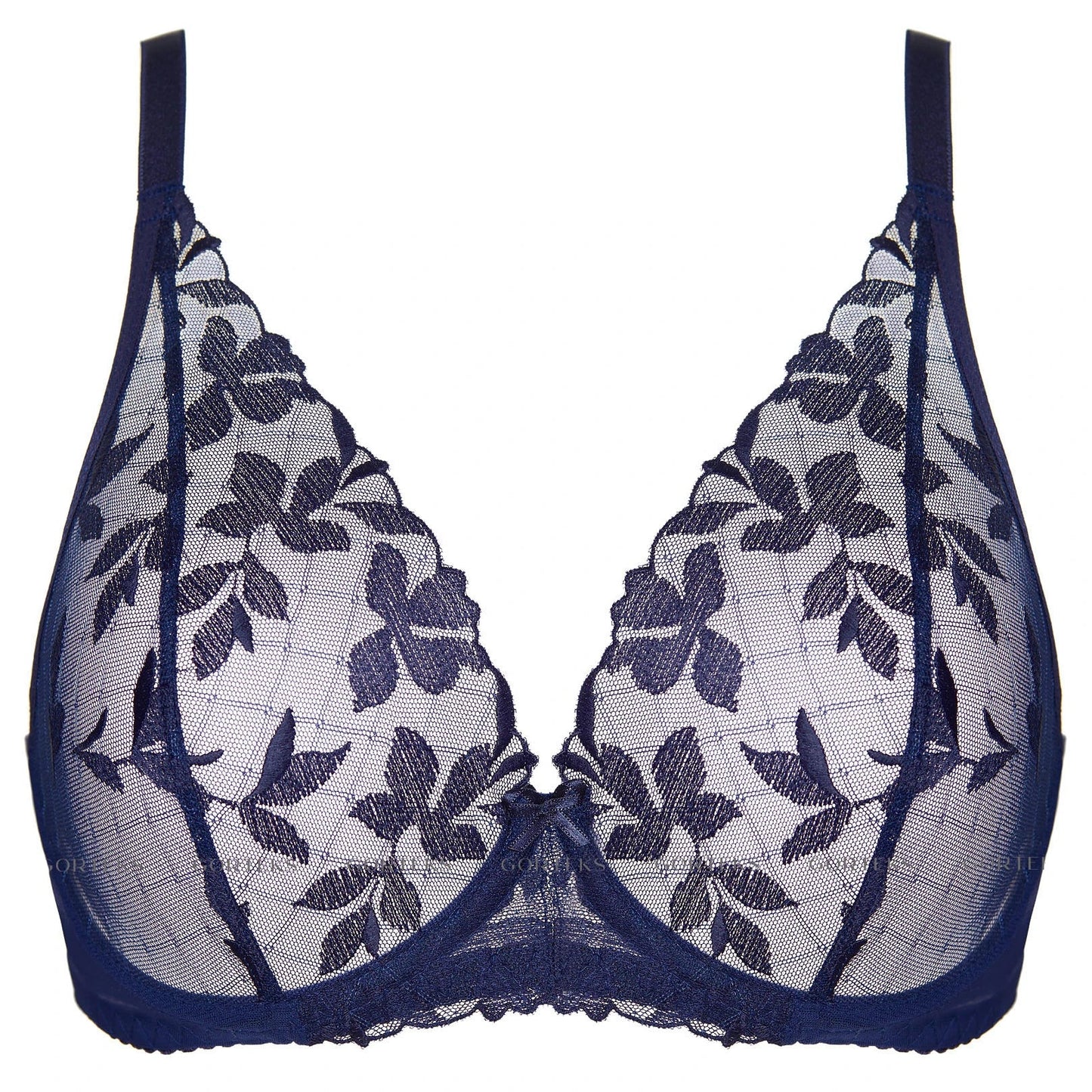 Sheer Mesh Plunge Bra Gorteks Mona