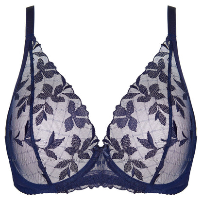 Gorteks Mona Sheer Mesh Plunge Bra