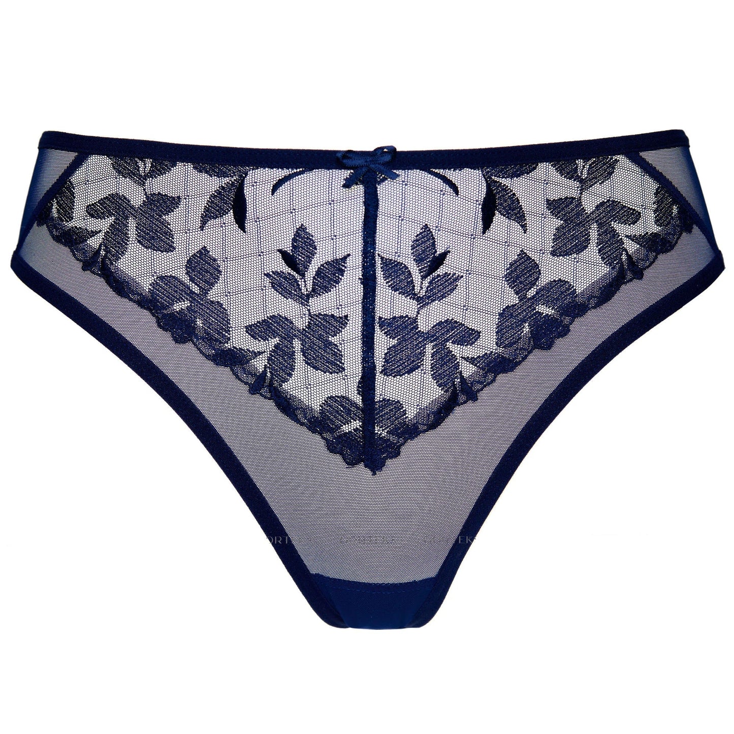 Gorteks Mona Sheer Floral Embroidery Thong