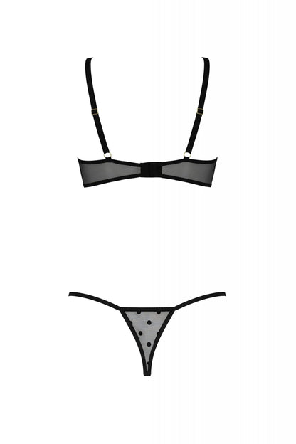 Sexy Open Cup Bra & Sheer String Passion Marina by Passion Lingerie