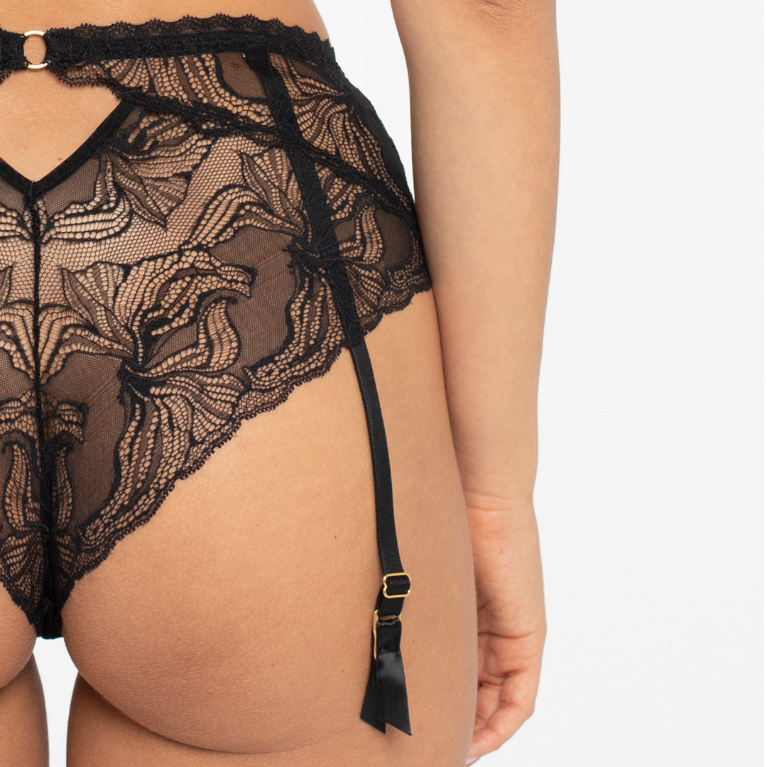 Claudette Secret Lace Garter Belt