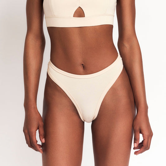 EcoWear Organic Egyptian Cotton Thong - Soft, Breathable and Moisture-Wicking for Sensitive Skin