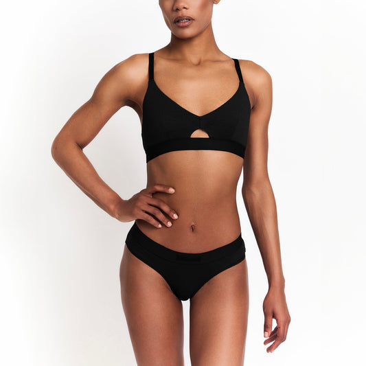 Hemp Mid-Rise Brief - Naturally Breathable, Antimicrobial Organic Hemp and Cotton Underwear for Everyday Comfort