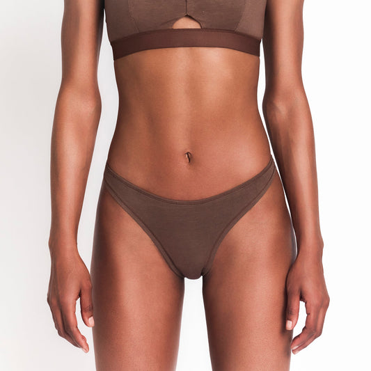 Hemp Thong - Breathable, Comfortable Ultra-Light Underwear for Everyday Wear in Chocolate Color