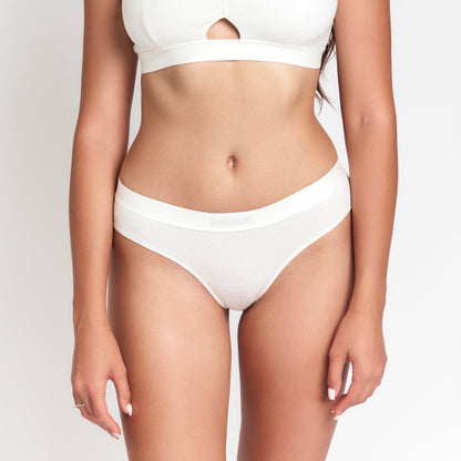 Hemp Organic Cotton Mid-Rise Brief - Breathable, Antimicrobial Comfort For Everyday Wear