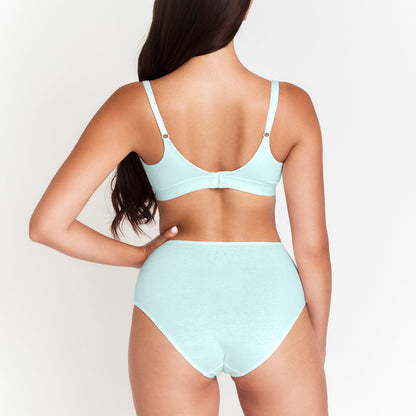 HempWear High-Rise Breathable Brief - Cloud-Soft Comfort, Secure Coverage from Organic Hemp and Cotton