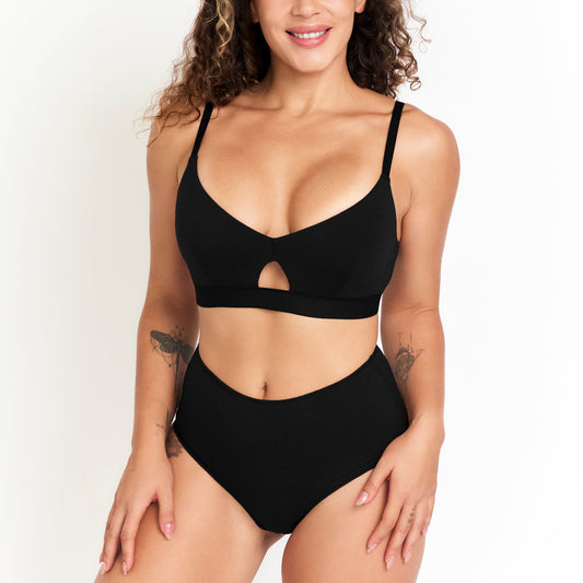 EcoHemp High-Rise Brief - Naturally Breathable Comfort with Hemp and Organic Cotton