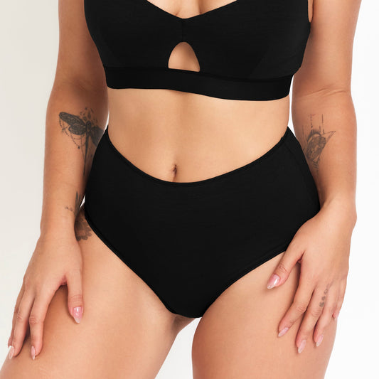 EcoHemp High-Rise Brief - Naturally Breathable Comfort with Hemp and Organic Cotton