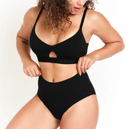 EcoHemp High-Rise Brief - Naturally Breathable Comfort with Hemp and Organic Cotton by Net Positive