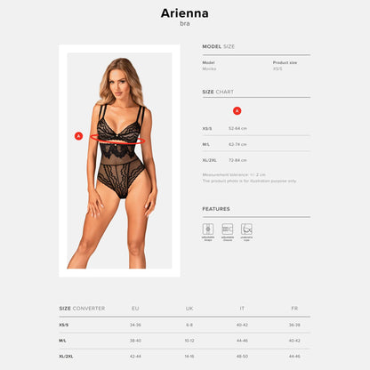 Obsessive Arienna Sheer Demi Cup Underwire Bra
