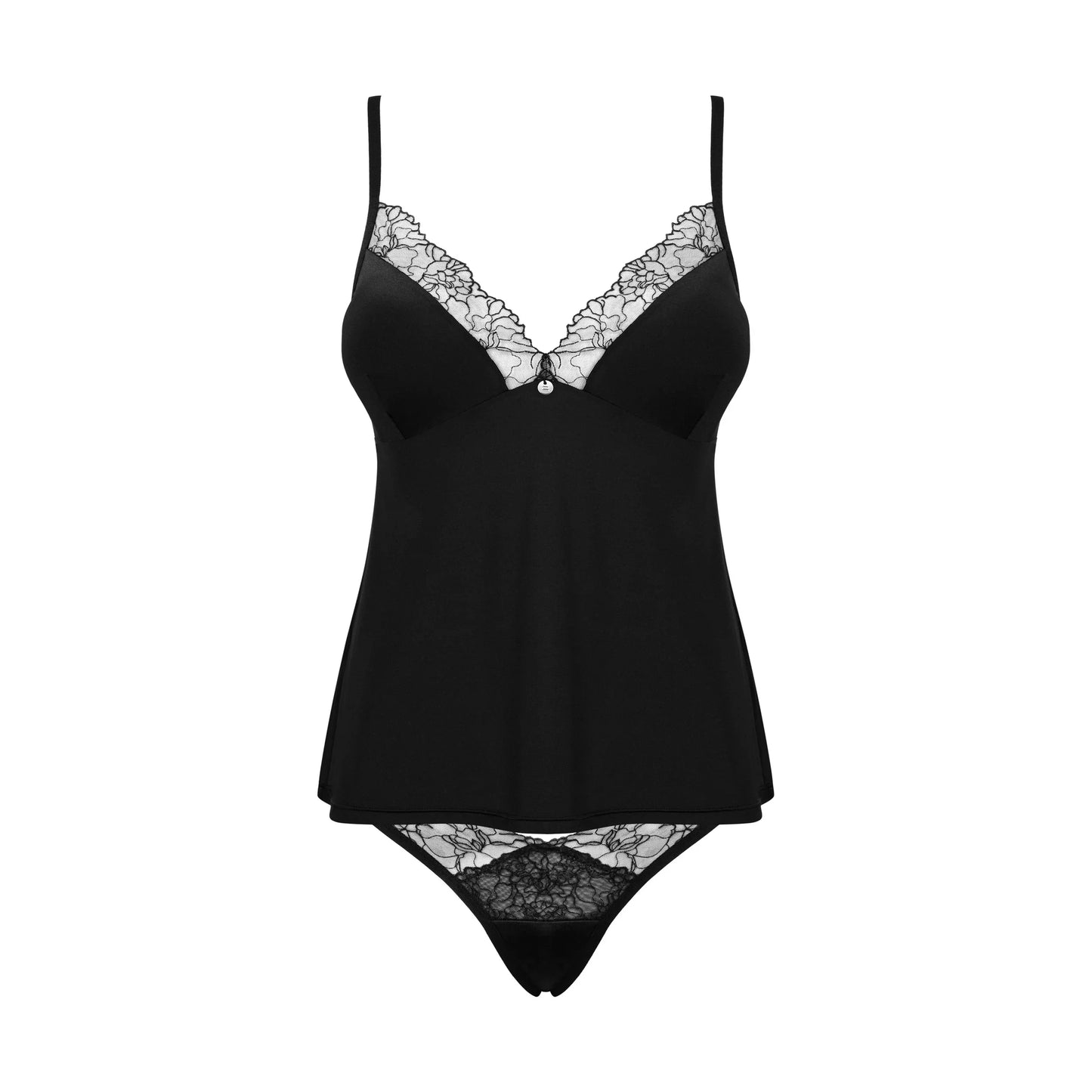 Obsessive Bella Rou Tank Top & Thong Panty