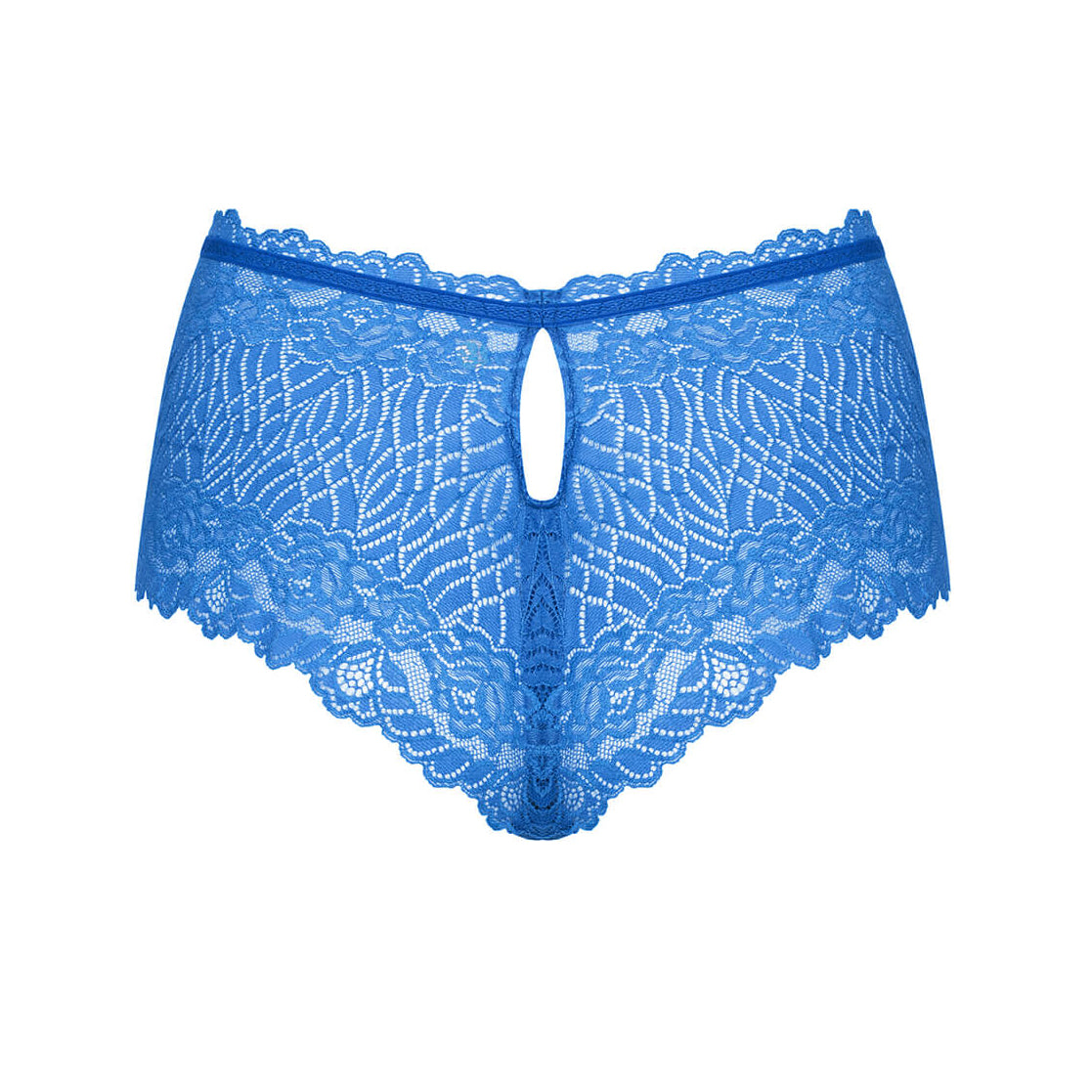Obsessive Bluellia Seductive Lace Peek-A-Boo Shorties Panty