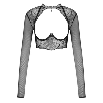 Obsessive Mibelia Fishnet Open Cup Top